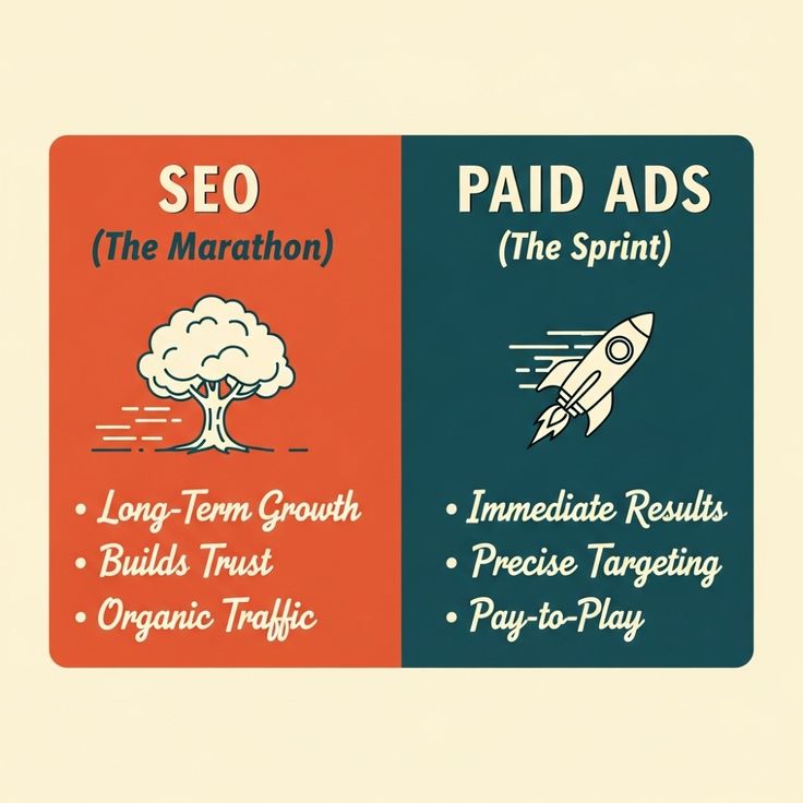 Paid Ads vs SEO