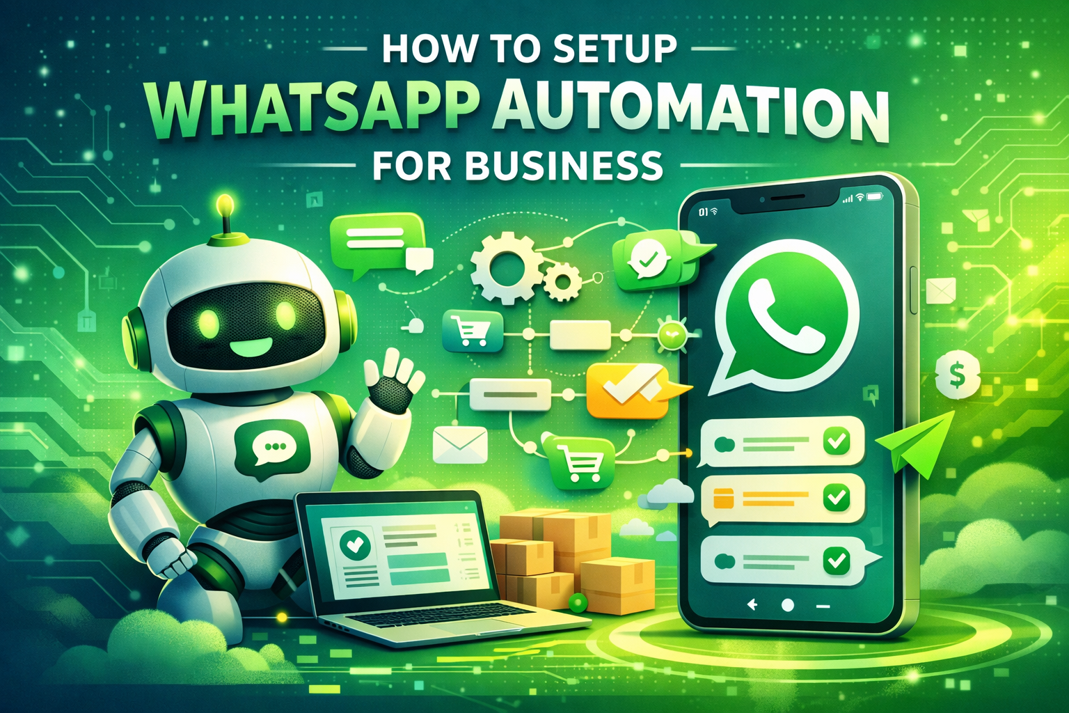 How to setup WhatsApp automation for business with chatbot and workflow